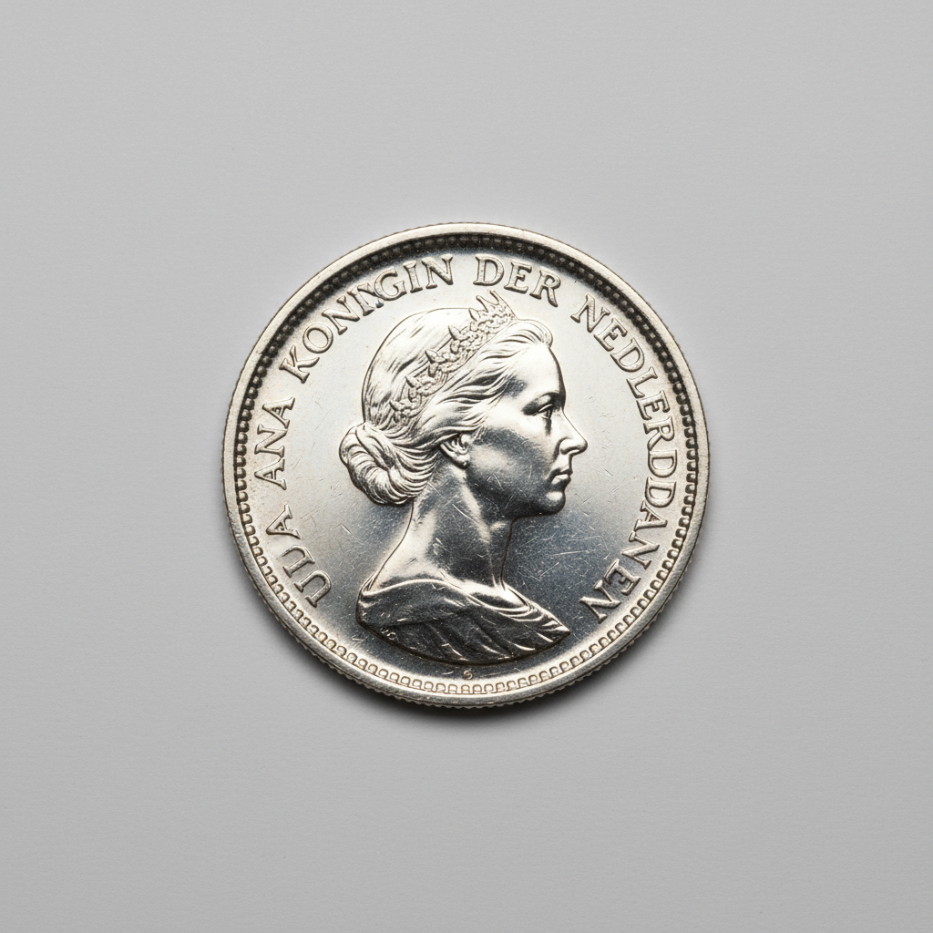 Zilveren Gulden Juliana (1954-1966) — AI-impressie