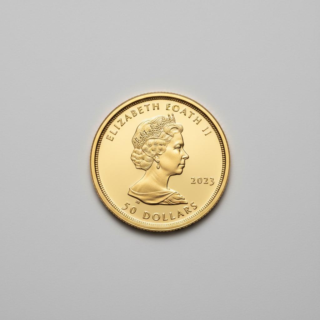 Gouden Maple Leaf 1 oz — AI-impressie